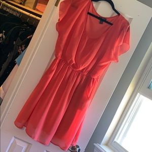 Peach/coral dress